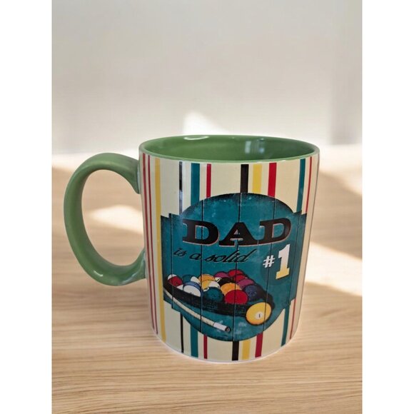 Impact Innovations "Dad Is A Solid # 1" 16oz Coffee Mug Cup - Picture 4 of 11